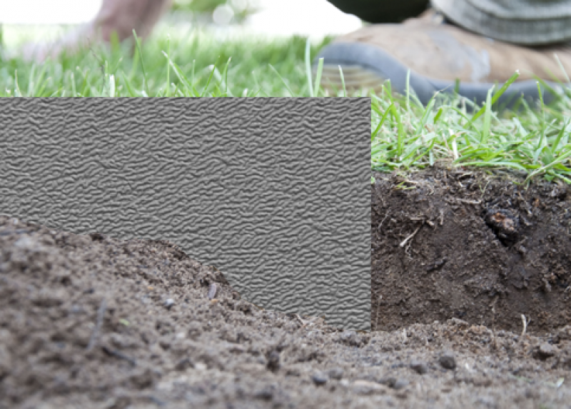 Heavy Duty Lawn Border Edging, 6m x 15cm, Gray for Home and Garden Use