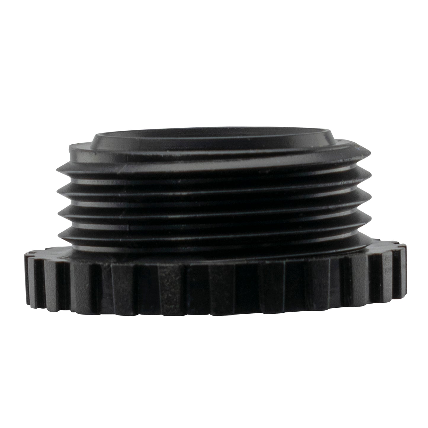 Female Tap Connector 1in-3/4in BSPF Max Flo Black Orange Drip Irrigation Fitting
