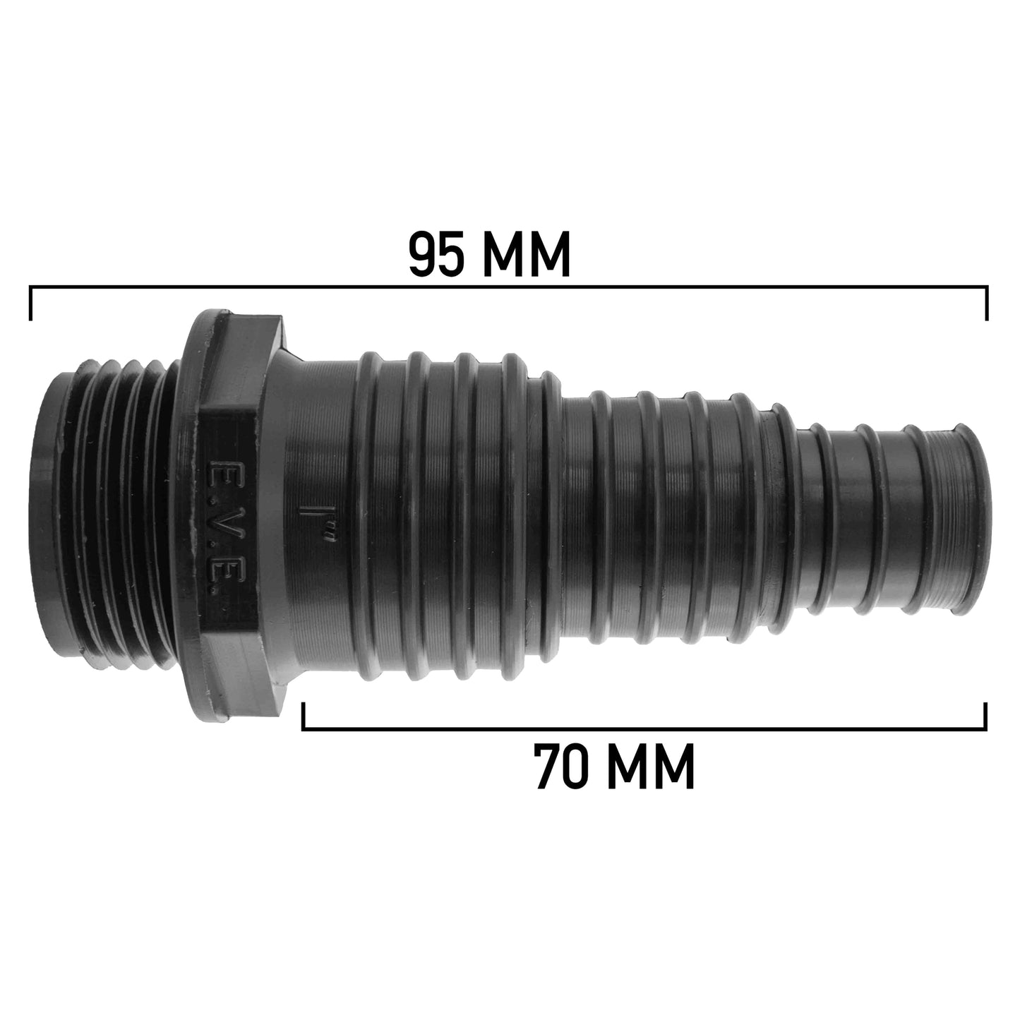 Pond Connector 1in BSPM - 20/25/32mm Outdoor Watering Kit Pet and Pond Supply