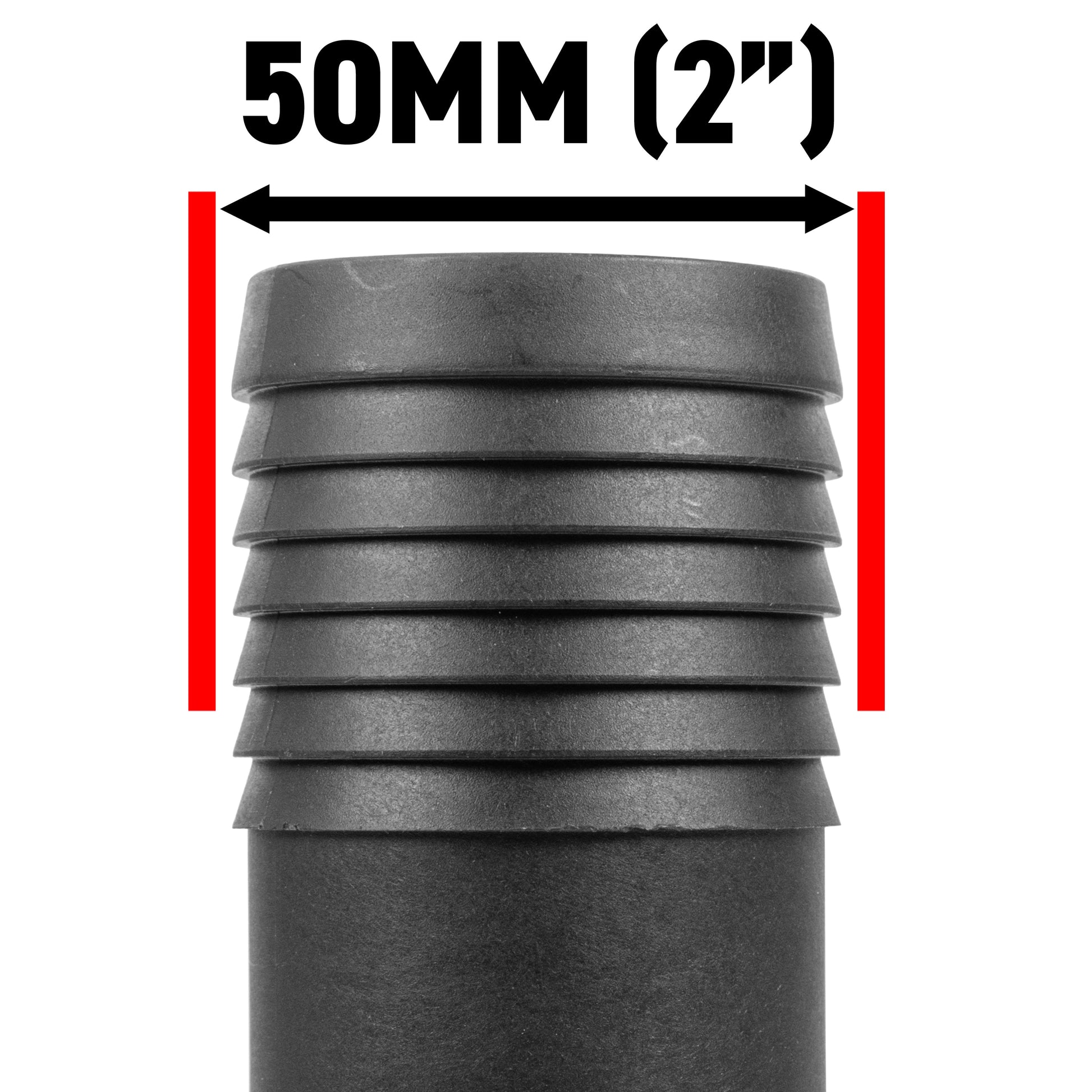 AP Supplies IBC 6-inch Cap Kit with 50mm Barbed Straight Connector