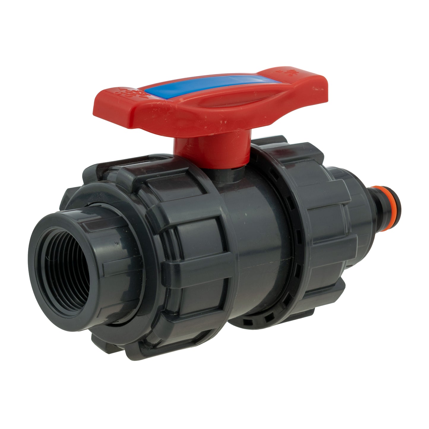 AP Supplies Double Union 3/4" BSPF Stopcock with Quick Connect Nipple