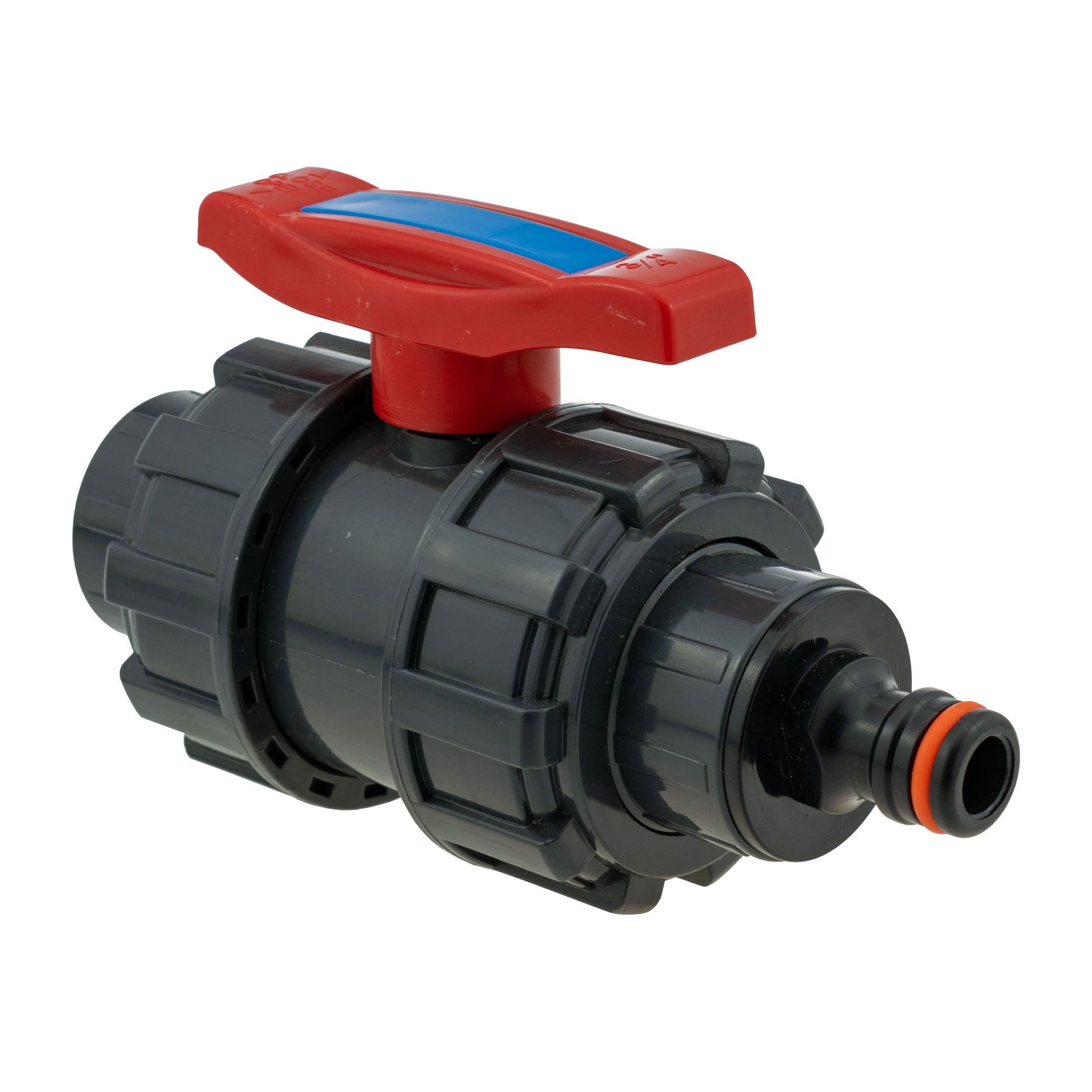 AP Supplies Double Union 3/4" BSPF Stopcock with Quick Connect Nipple