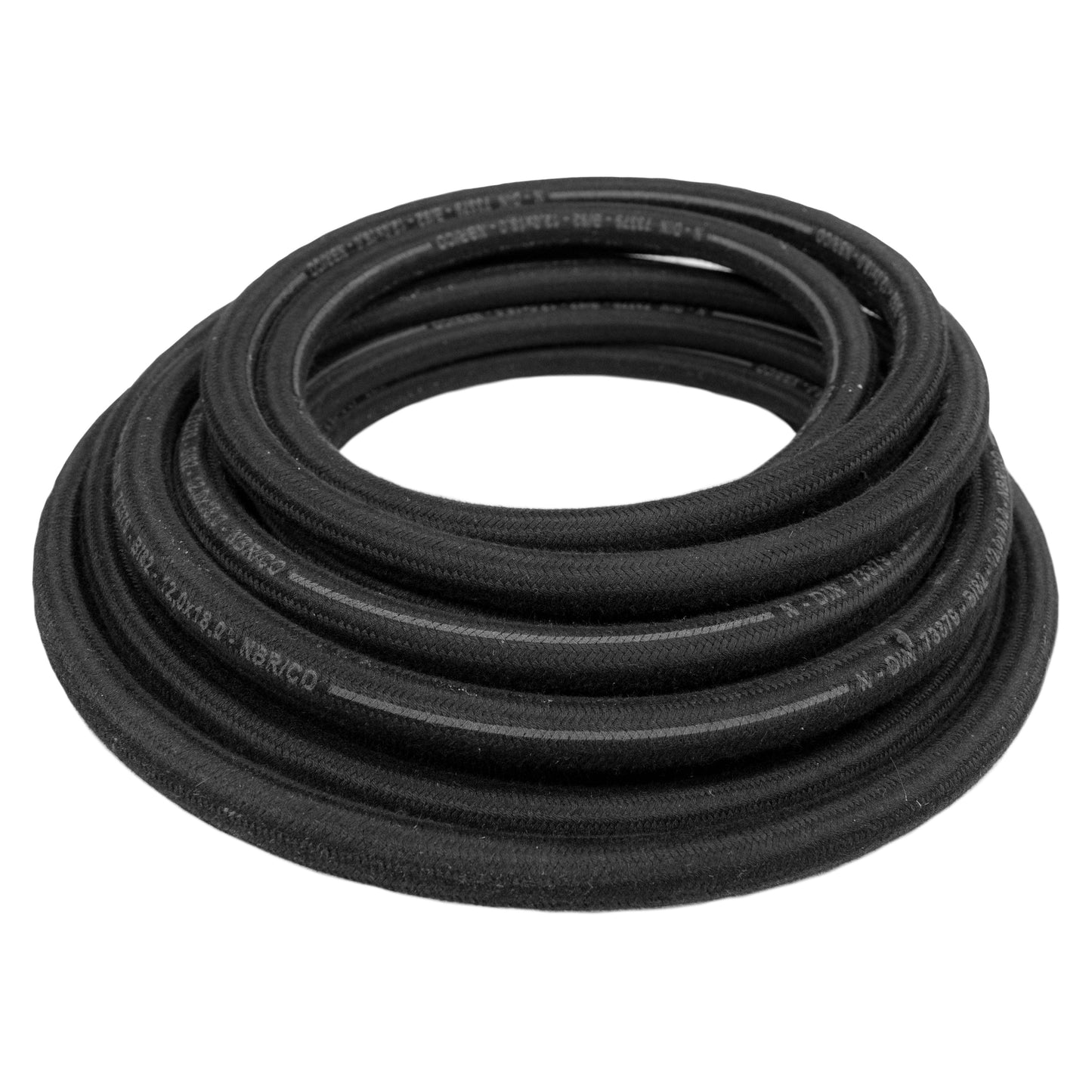 Rubber Reinforced with a Heat Resistant Textile Braid 4mm/8mm Weatherproof Cover