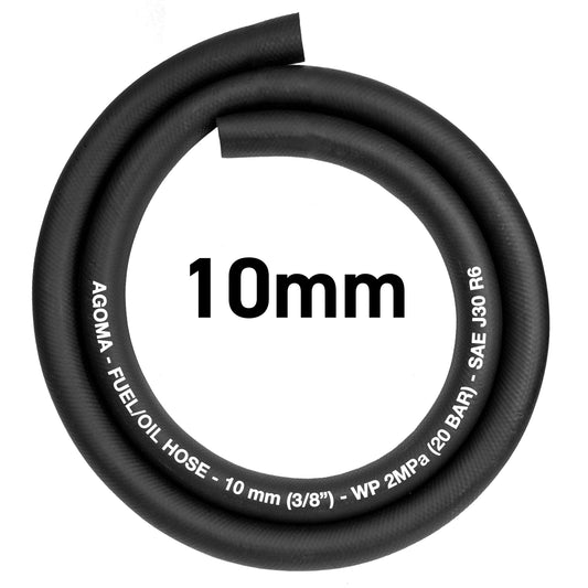 Rubber 10mm Braided Fuel, Oil Hose SAE J30 R6 for Pipe and Water Fitting
