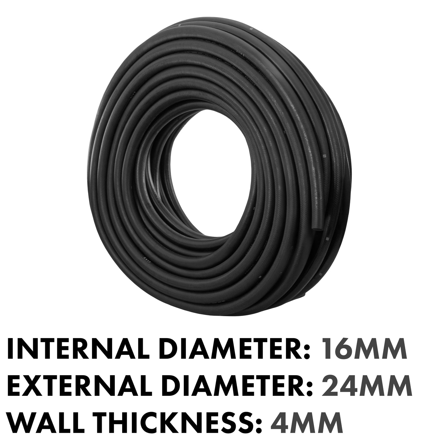 Rubber 16mm Braided Fuel, Oil Hose SAE J30 R6 for Pipe and Water Fitting