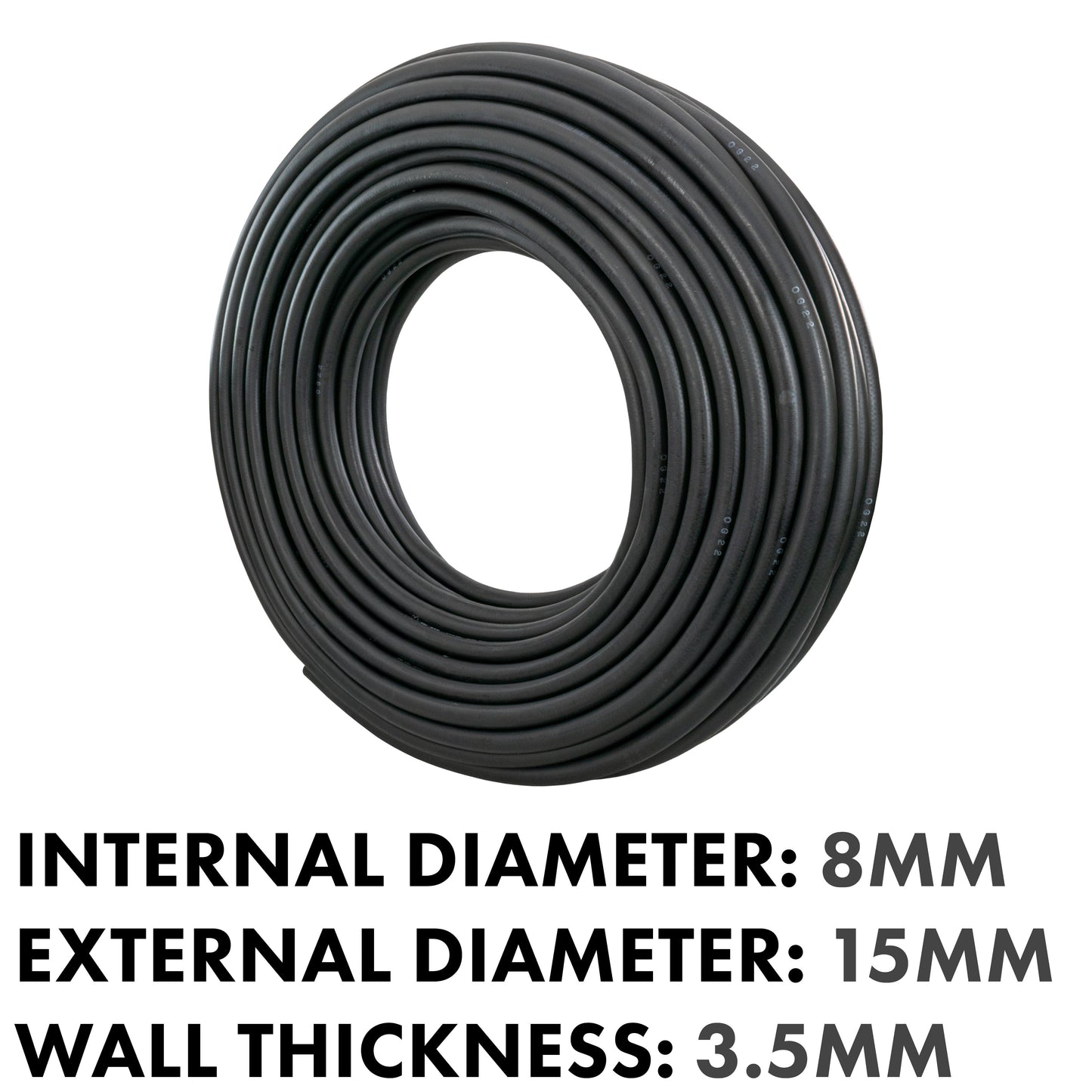 Rubber 8mm Braided Fuel, Oil Hose SAE J30 R6 for Pipe and Water Fitting