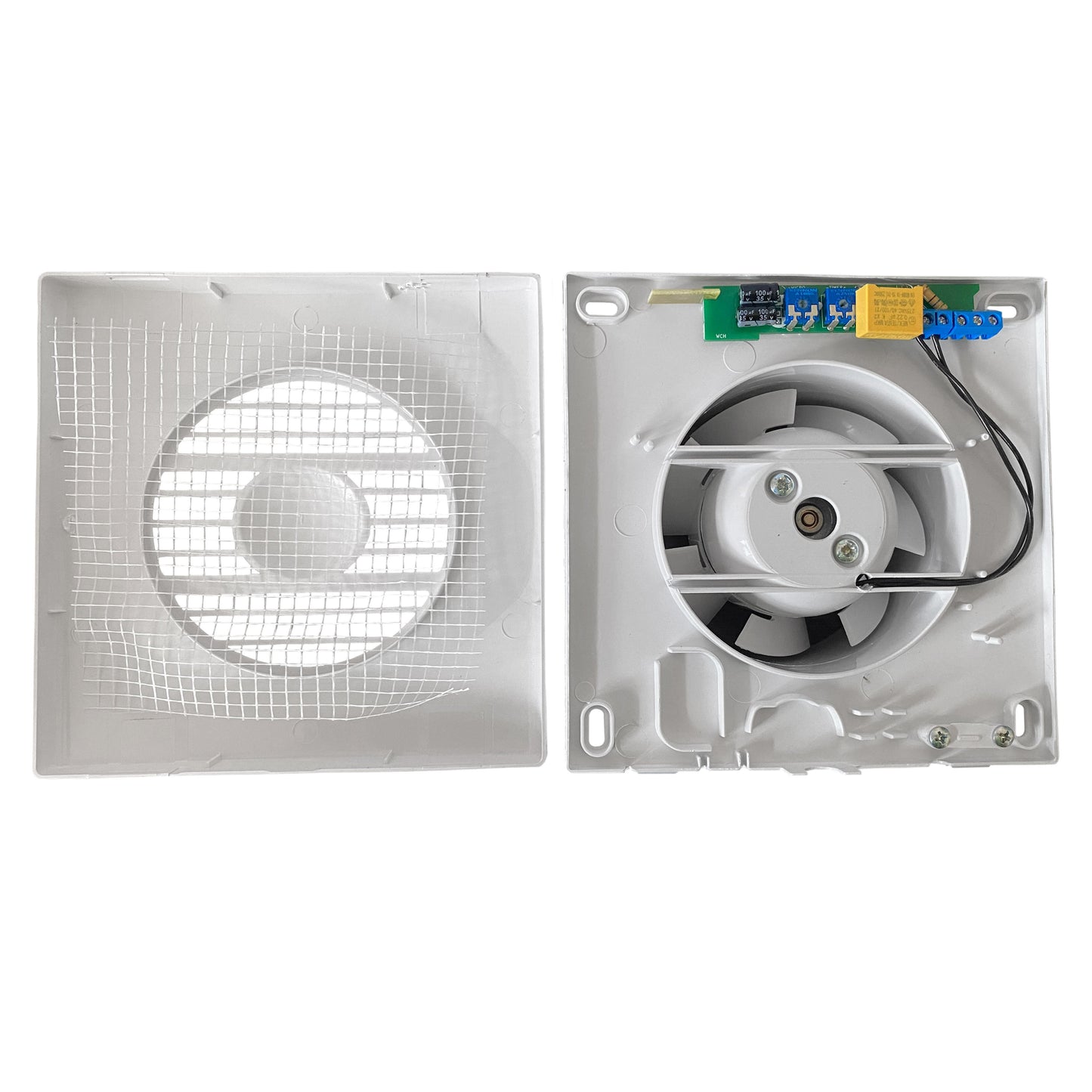 AP Supplies Through Wall Ventilation Kit RICO Timer and Humidistat Fan with Brown External Vent