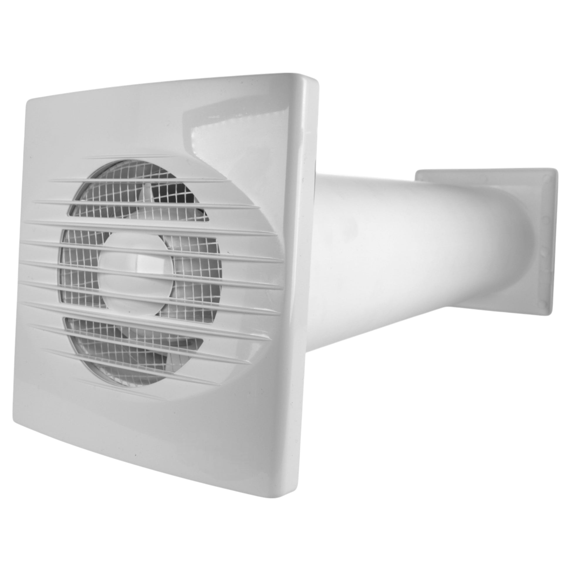 AP Supplies Through Wall Ventilation Kit RICO Standard Fan with Graphite External Vent