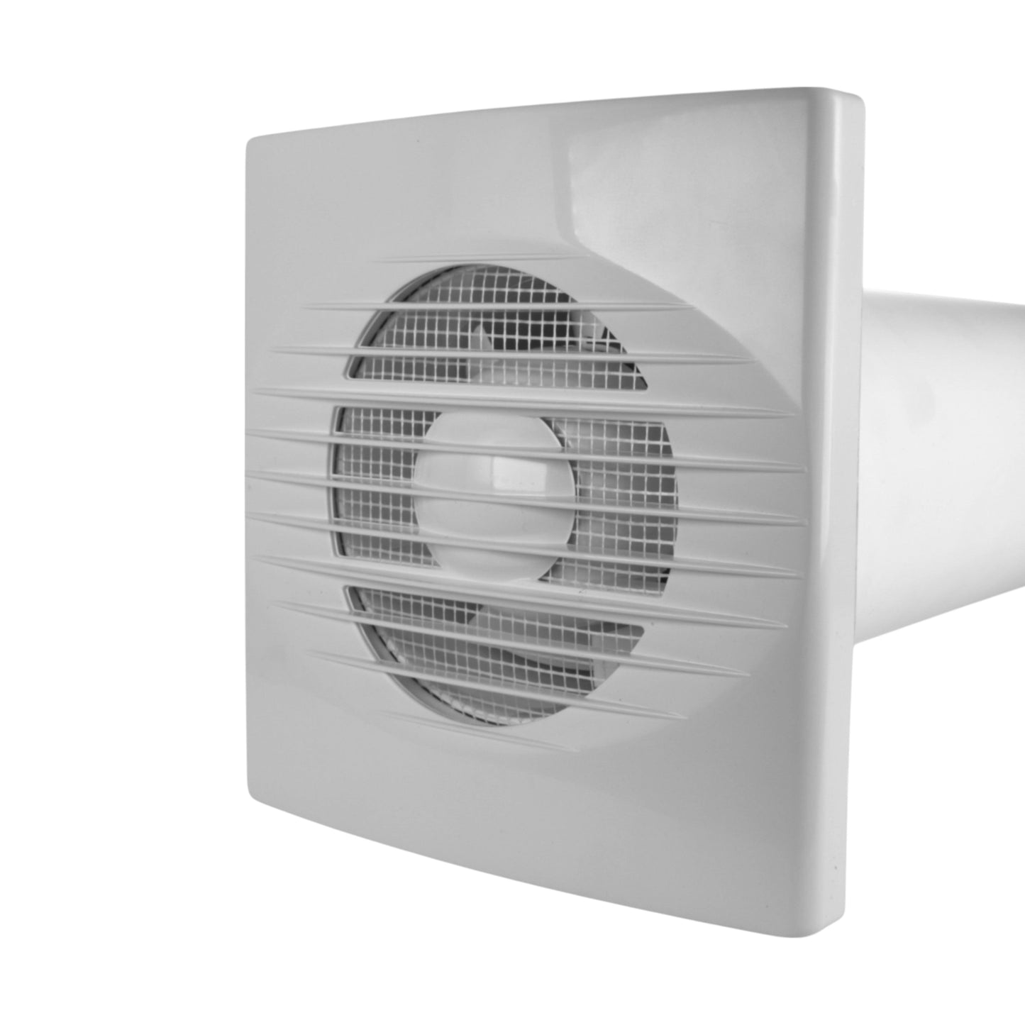 AP Supplies Through Wall Ventilation Kit RICO Timer and Humidistat Fan with Graphite External Vent
