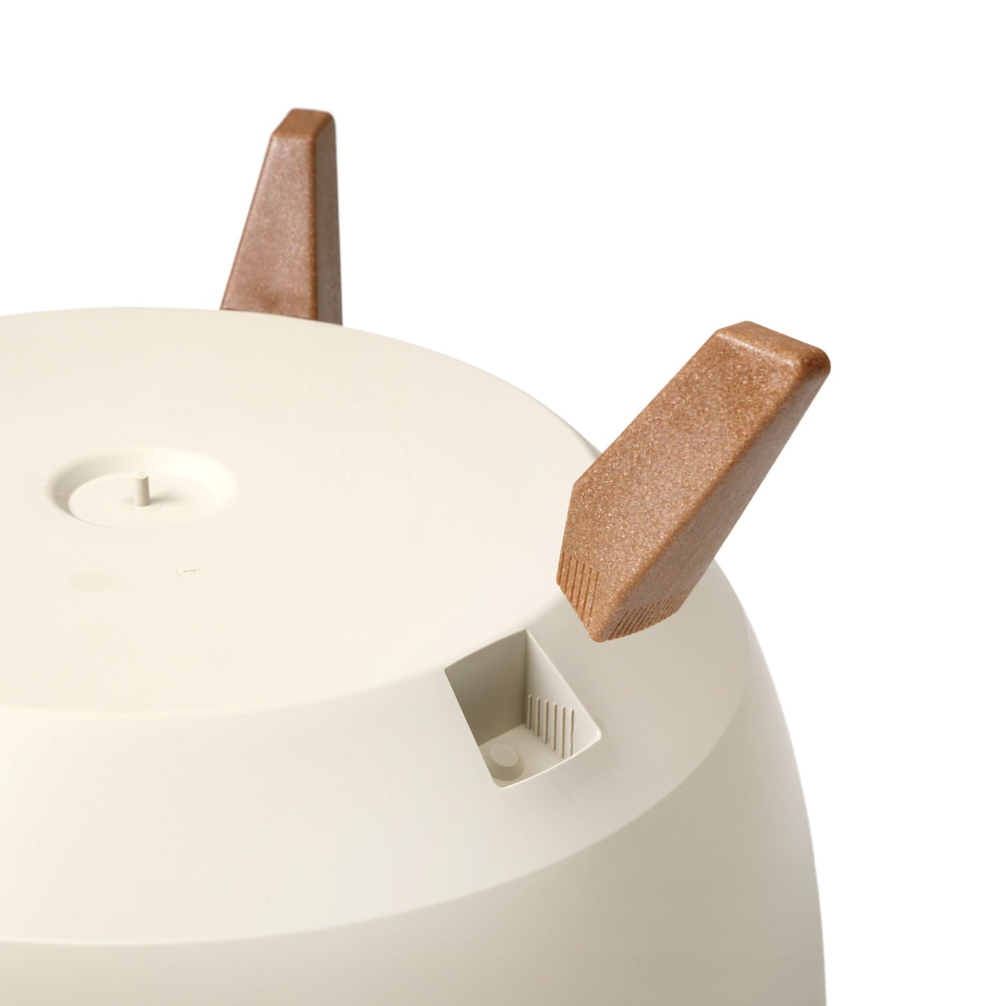 AP Supplies Roma Bowl Pot with Legs, Insert and Hole with Plug 240mm White