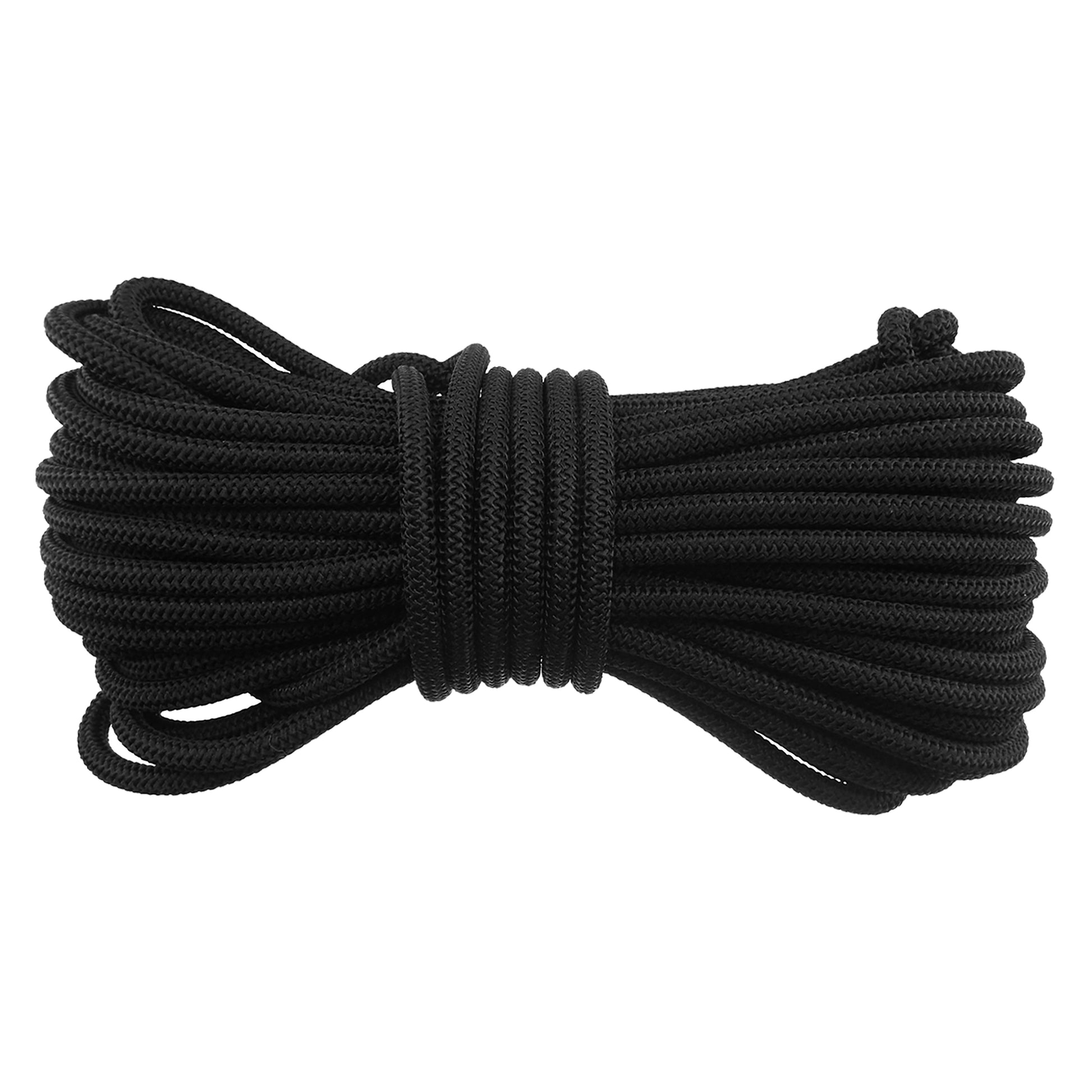 AP Supplies Grey L-Grade Tarpaulin with 10m of 6mm Bungee Rope and 10 x Slide Type Tarp Clips - 5m x 6m