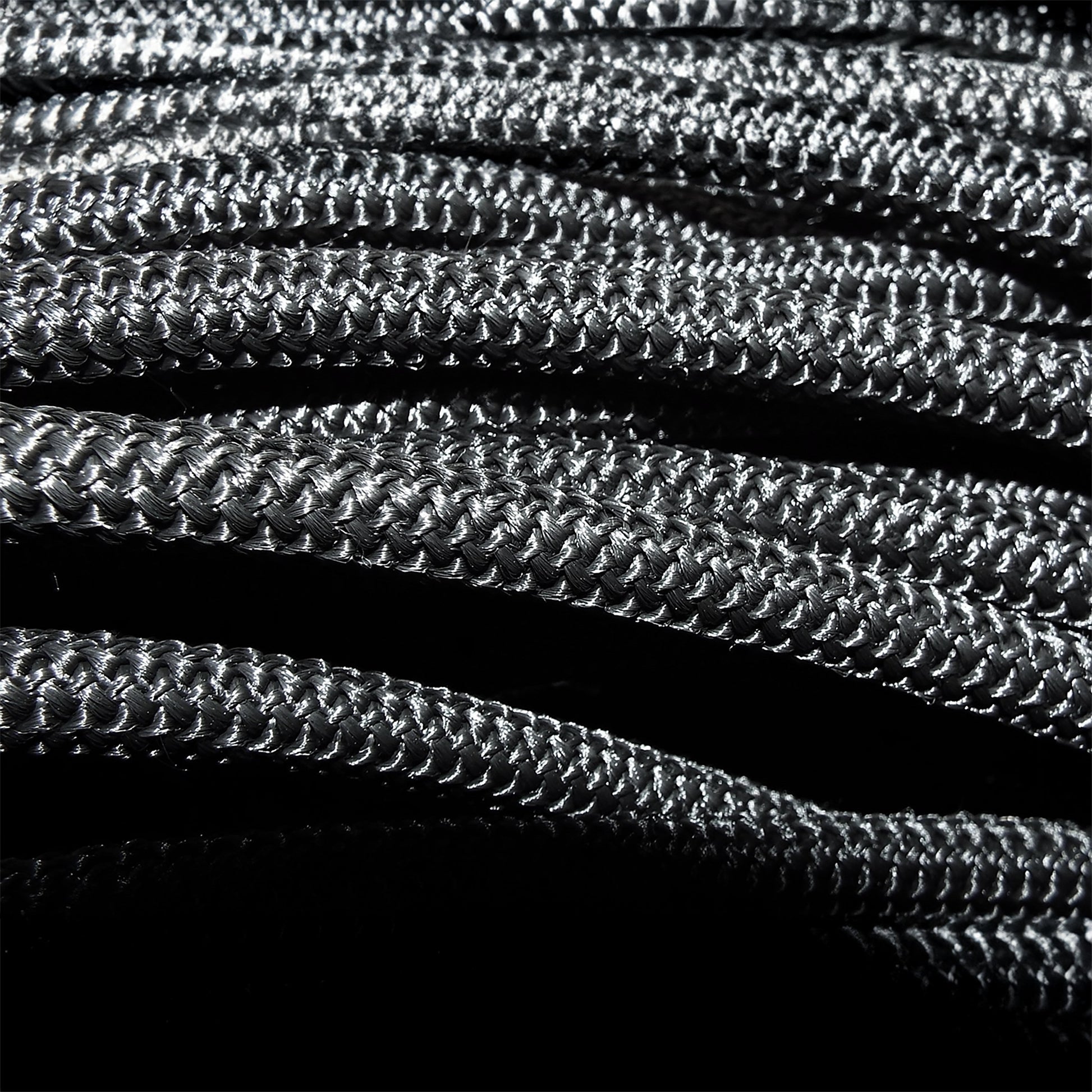AP Supplies Grey L-Grade Tarpaulin with 10m of 6mm Bungee Rope and 10 x Slide Type Tarp Clips - 5m x 5m