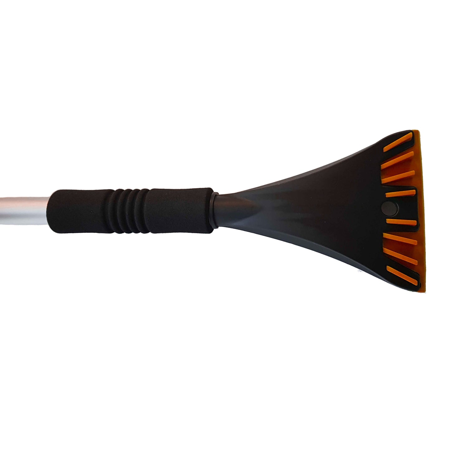 Telescopic Snow Brush + Ice Scraper Orange Frost Protection Fleece Car Accessory