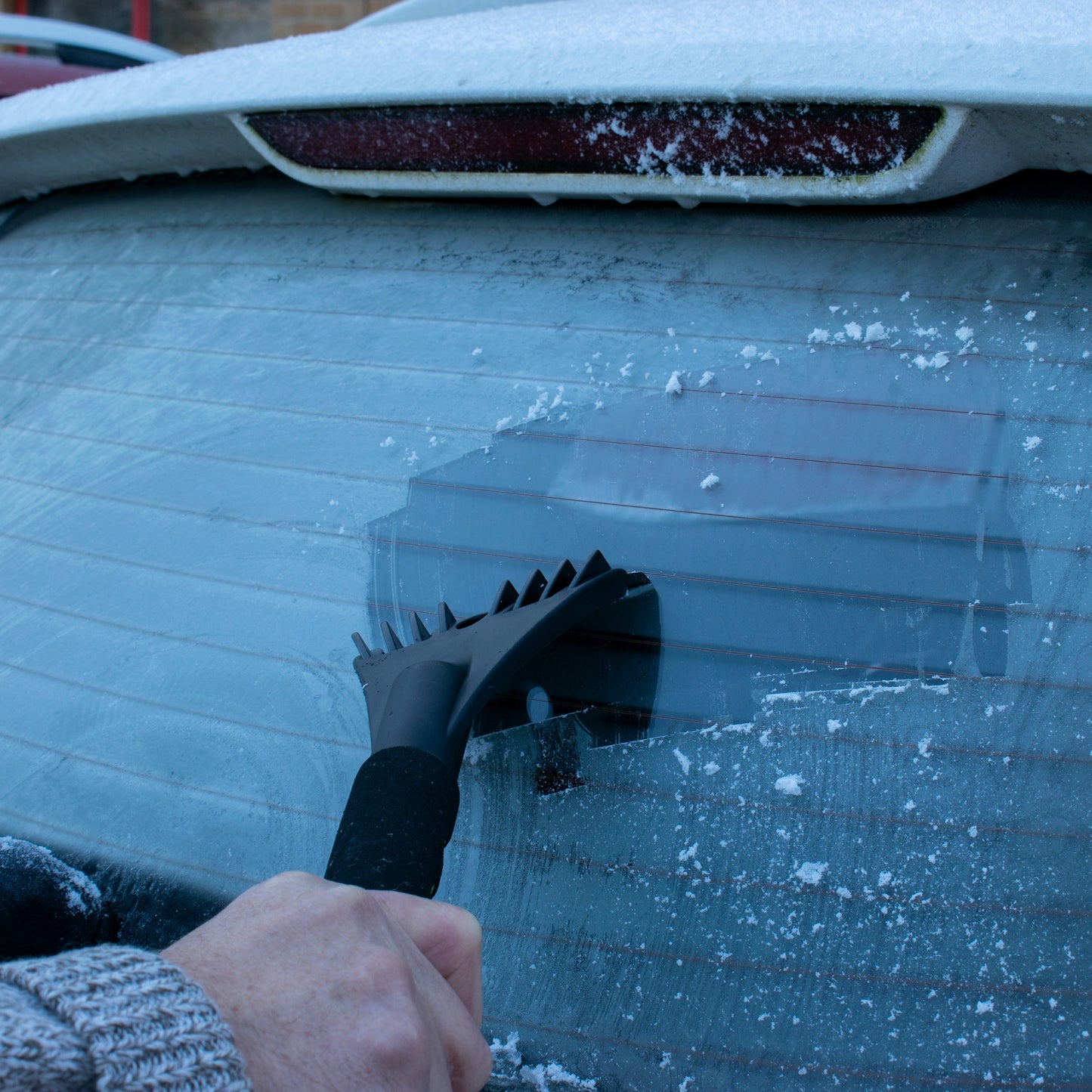 Snow Brush + Ice Scraper Ergo Frost Protection Fleece DIY Workshop Accessory