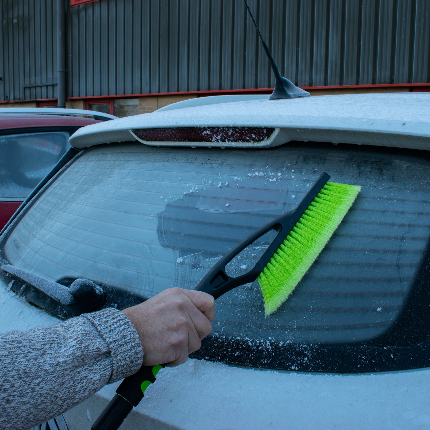 Snow Brush + Ice Scraper Ergo Frost Protection Fleece DIY Workshop Accessory
