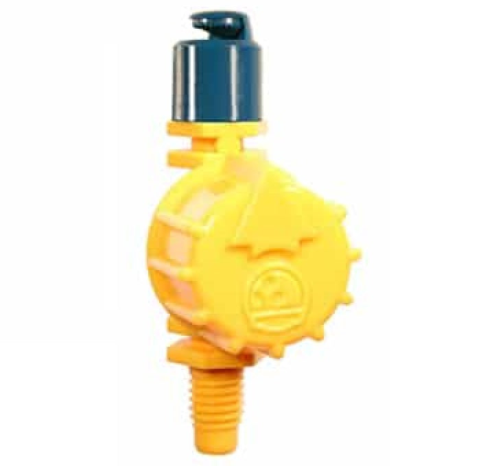 Antelco Vari-Jet 180 Degree Blue Cap Yellow Base Lawn Sprinkler Micro Irrigation
