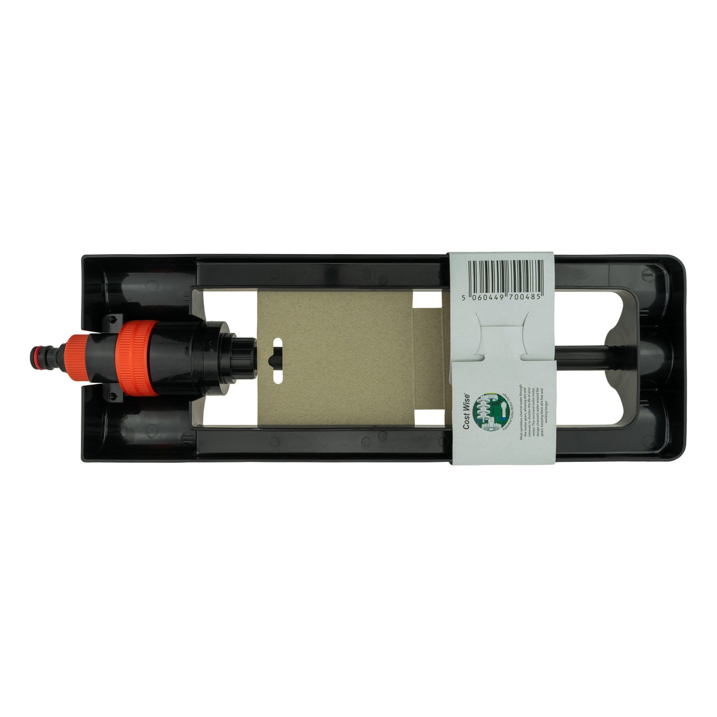 Oscillating Sprinkler Cost Wise Black Orange Outdoor Watering Kit Lawn Sprinkler