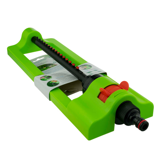 Oscillating Sprinkler Cost Wise Green Garden Hose Pipe DIY Workshop Accessory
