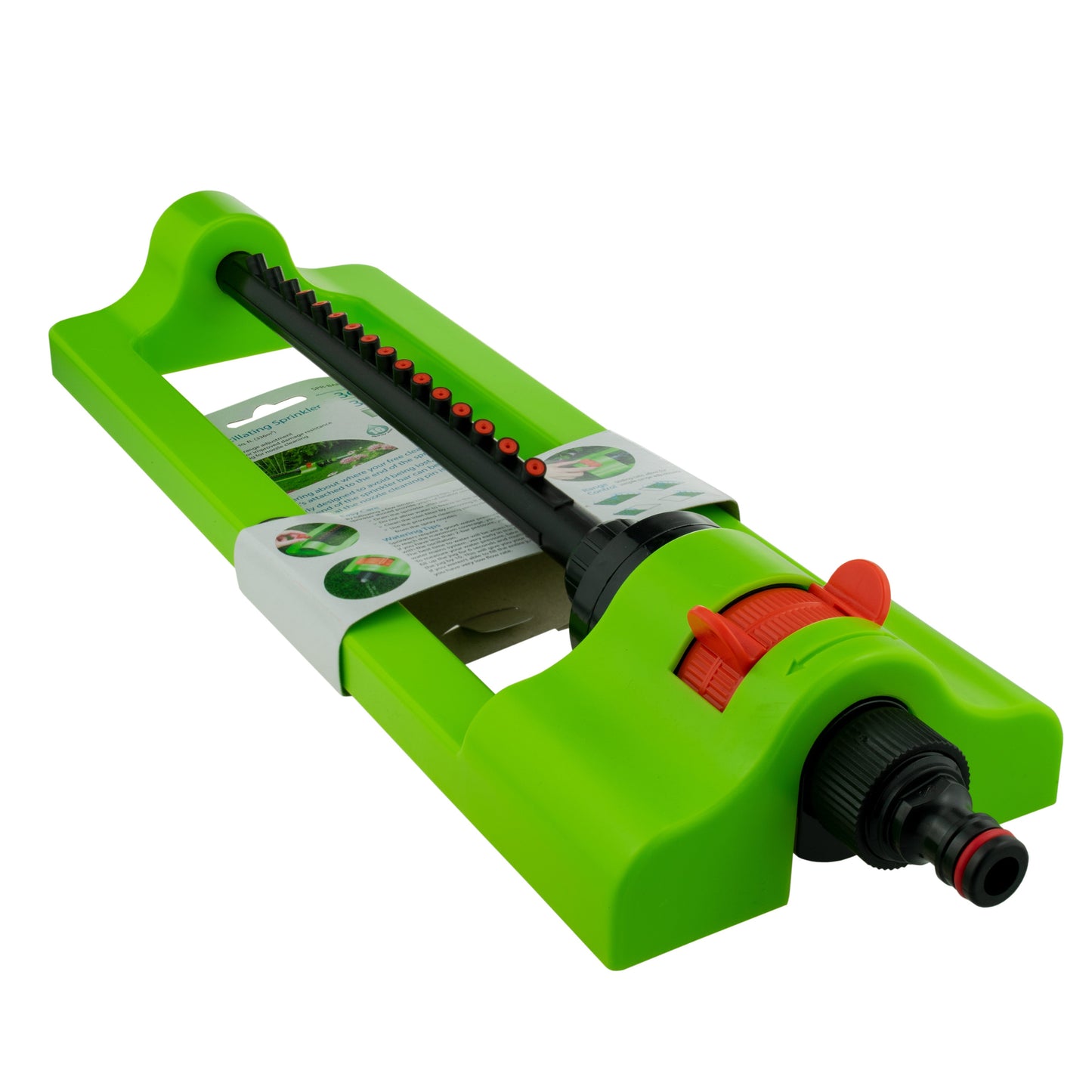 Oscillating Sprinkler Cost Wise Green Garden Hose Pipe DIY Workshop Accessory