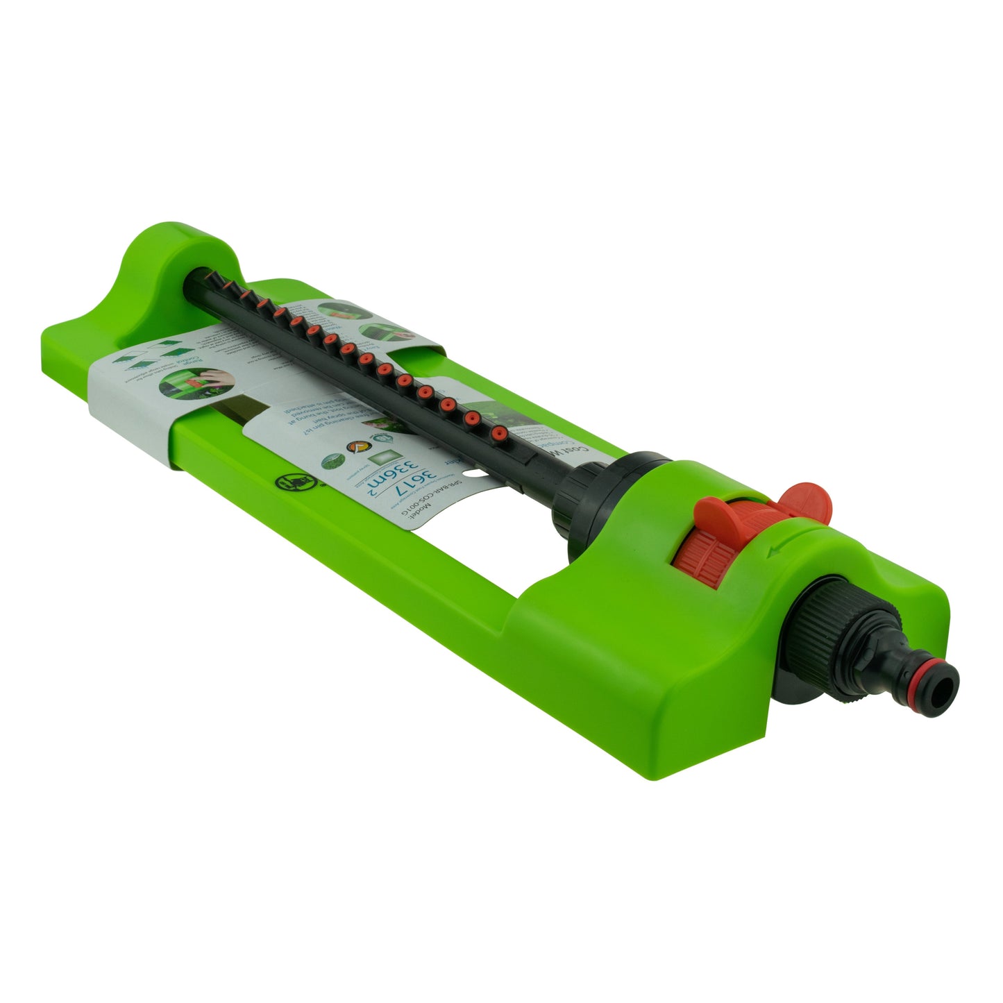 Oscillating Sprinkler Cost Wise Green Garden Hose Pipe DIY Workshop Accessory
