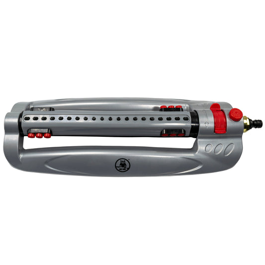 Bar Metal Turbo Oscillating Sprinkler Water Flow Control Outdoor Hose Accessory