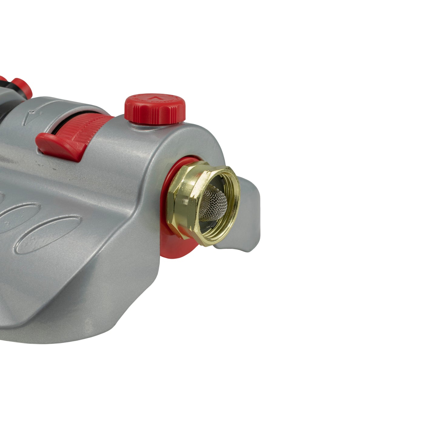 Bar Metal Turbo Oscillating Sprinkler Water Flow Control Outdoor Hose Accessory