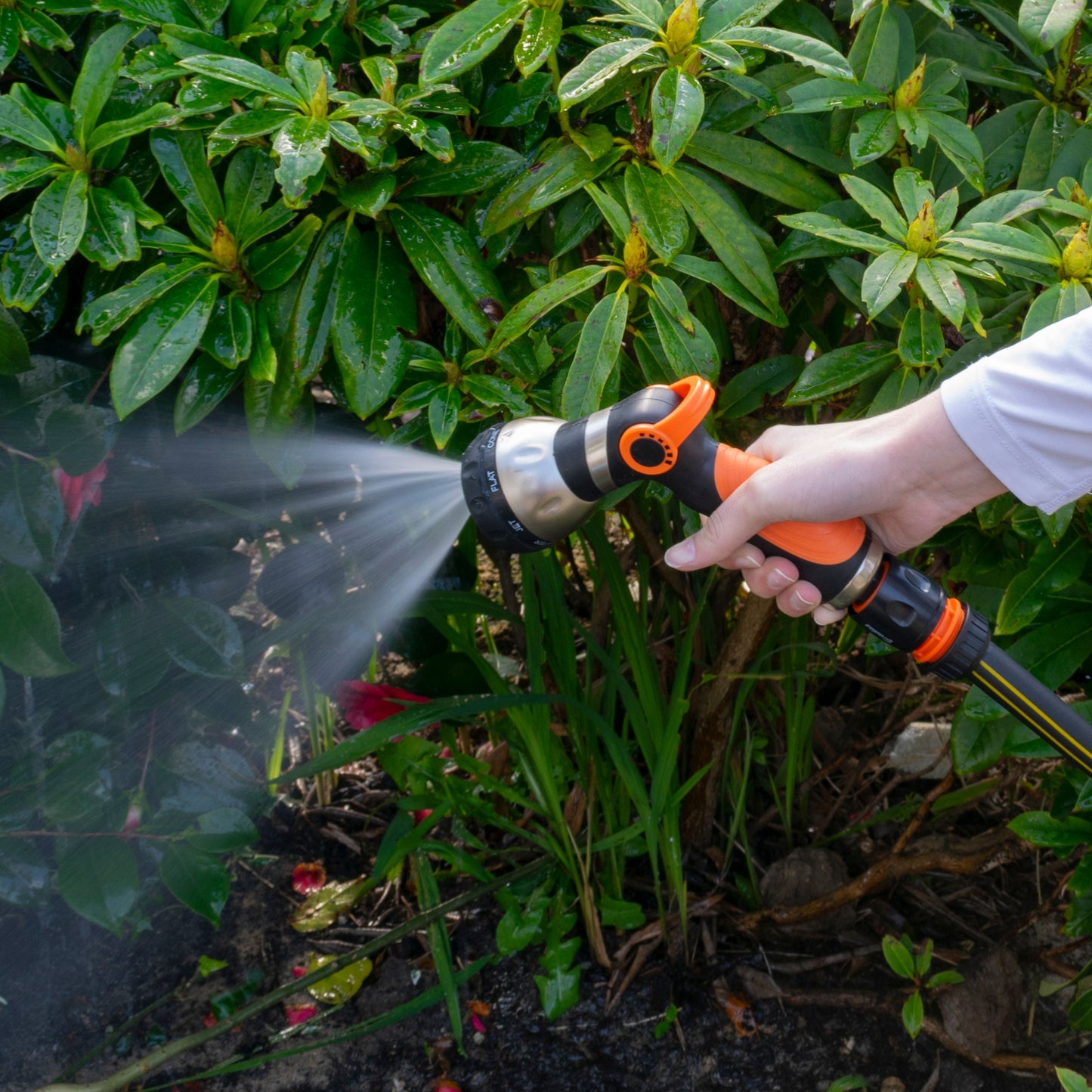 Hose Gun Water Sprayer 8-Pattern Multi-Function, Cost Wise Black Orange