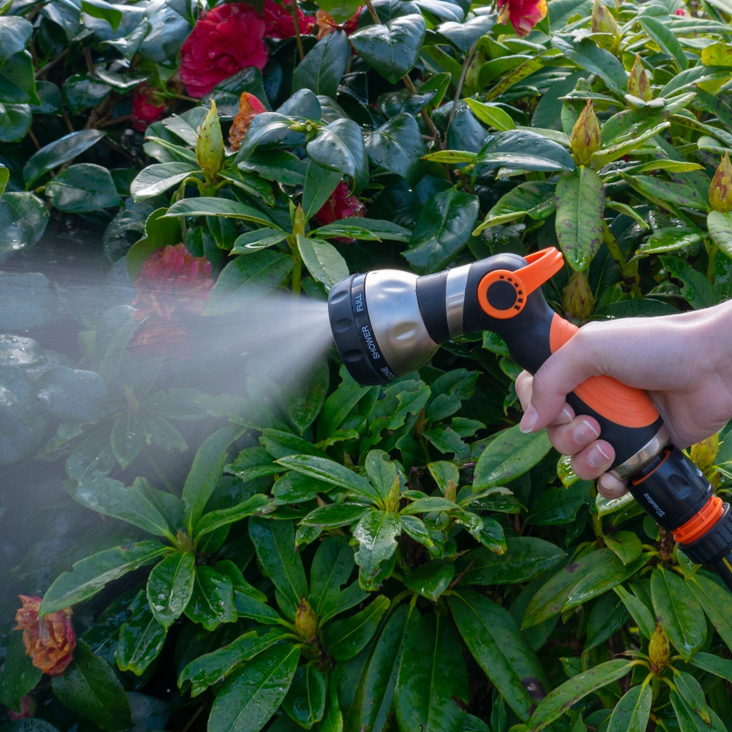 Hose Gun Water Sprayer 8-Pattern Multi-Function, Cost Wise Black Orange