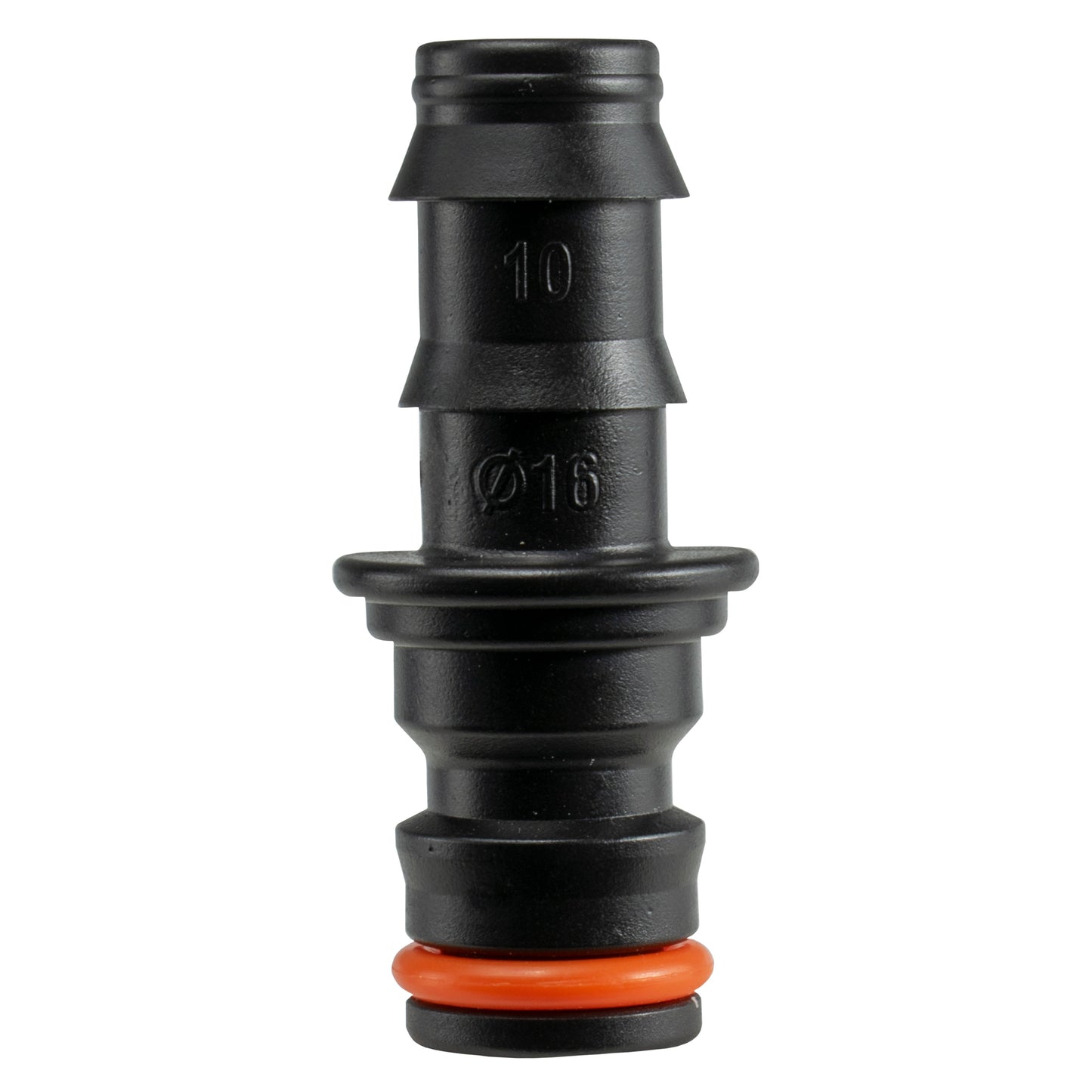 Porous Pipe Connector 1/2in Barb to Snap On Male for Drip Irrigation Fitting