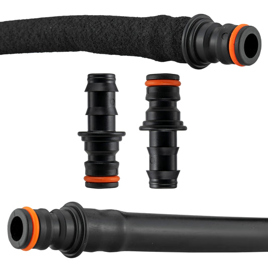 Porous Pipe Connector 1/2in Barb to Snap On Male for Drip Irrigation Fitting