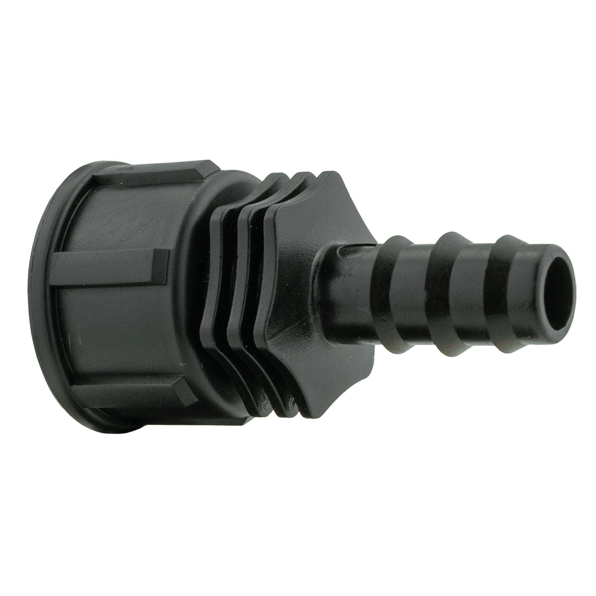 AP Supplies 4-Way Valved Splitter Lime with Two Quick Connect, 4mm Barb and 16mm Barb Outlet
