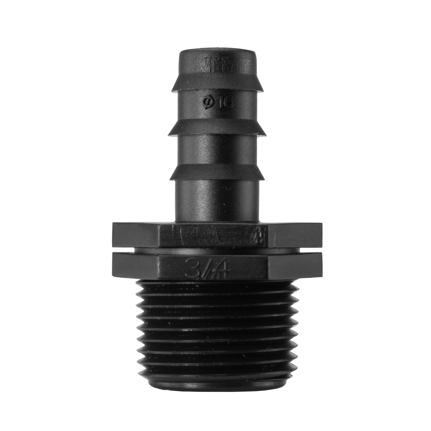 IBC 2 S60X6 Cap with Straight 16mm Barb Hose Connector Set Micro Watering System