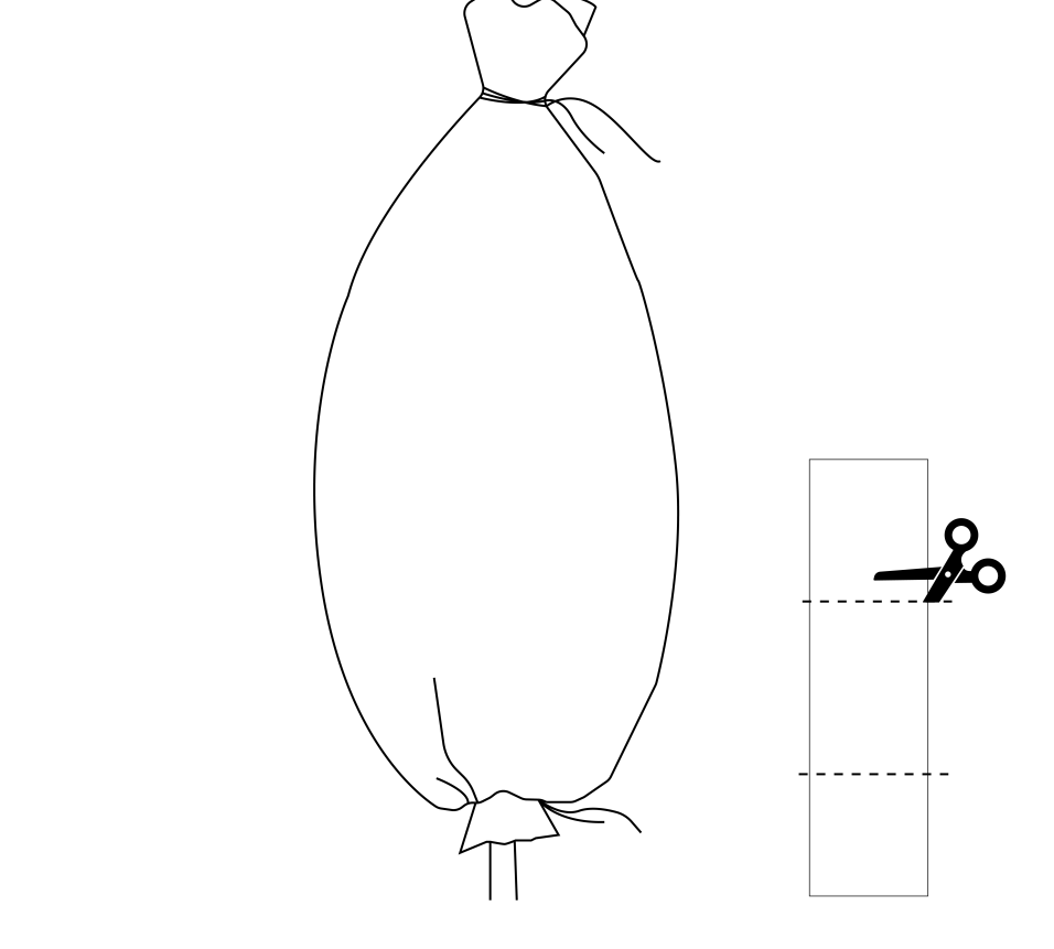 AP Supplies Protective Plant Cover, 50gsm Sleeve, Diameter: 64cm, Size: 1m x 10m