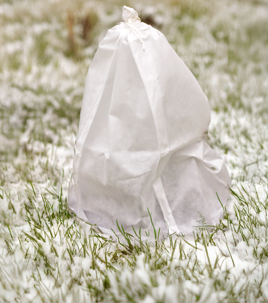 AP Supplies Protective Plant Cover, 50gsm Sleeve, Diameter: 89cm, Size: 1.4m x 10m