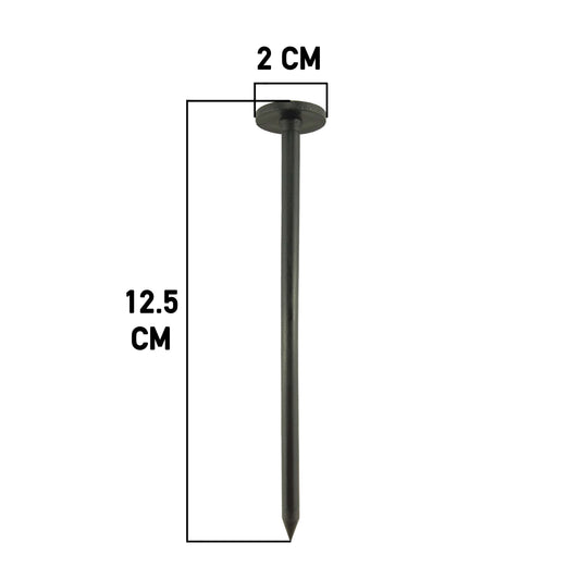 Weed Control Fabric Plastic Fixing Pegs Small 5in for Outdoor Plant Protection