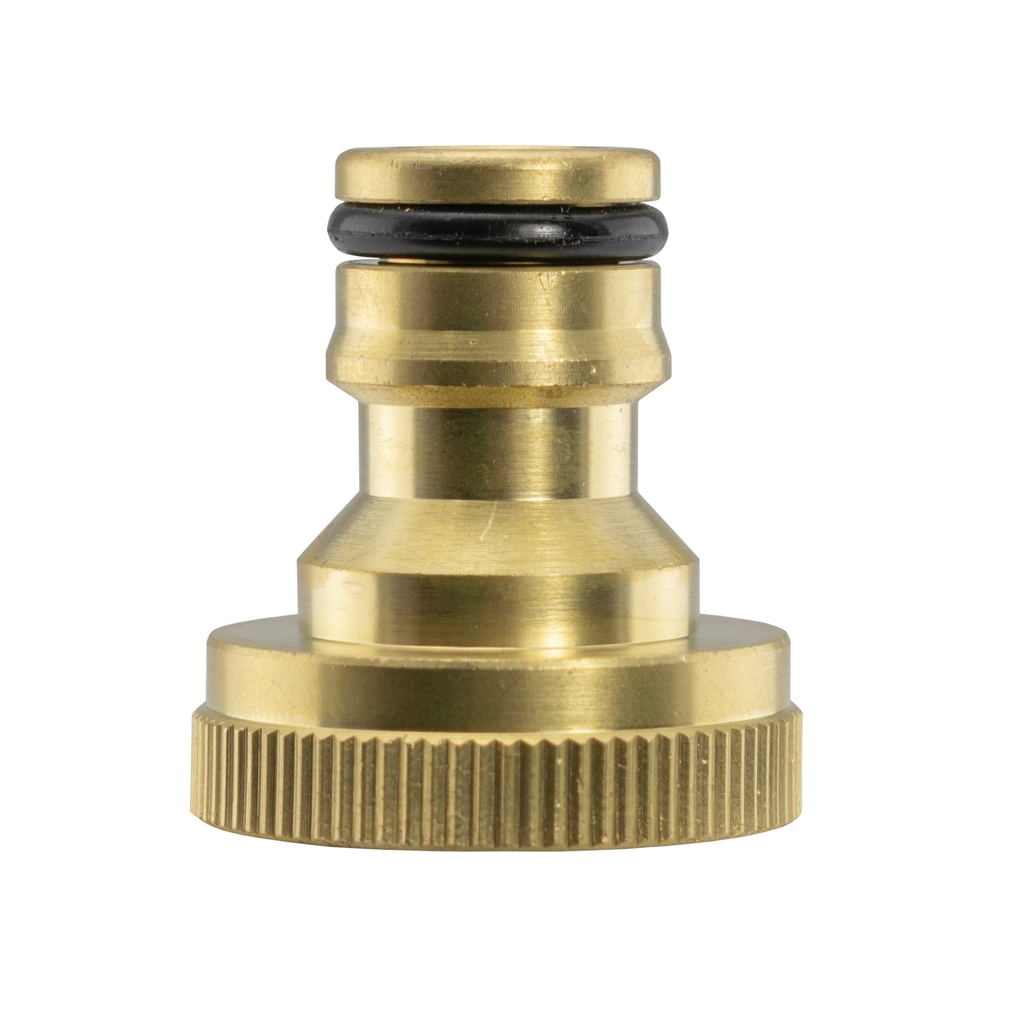 Tap Connector Snap-On Male - 1in BSPF Brass Garden Hose Pipe Brass Water Fitting