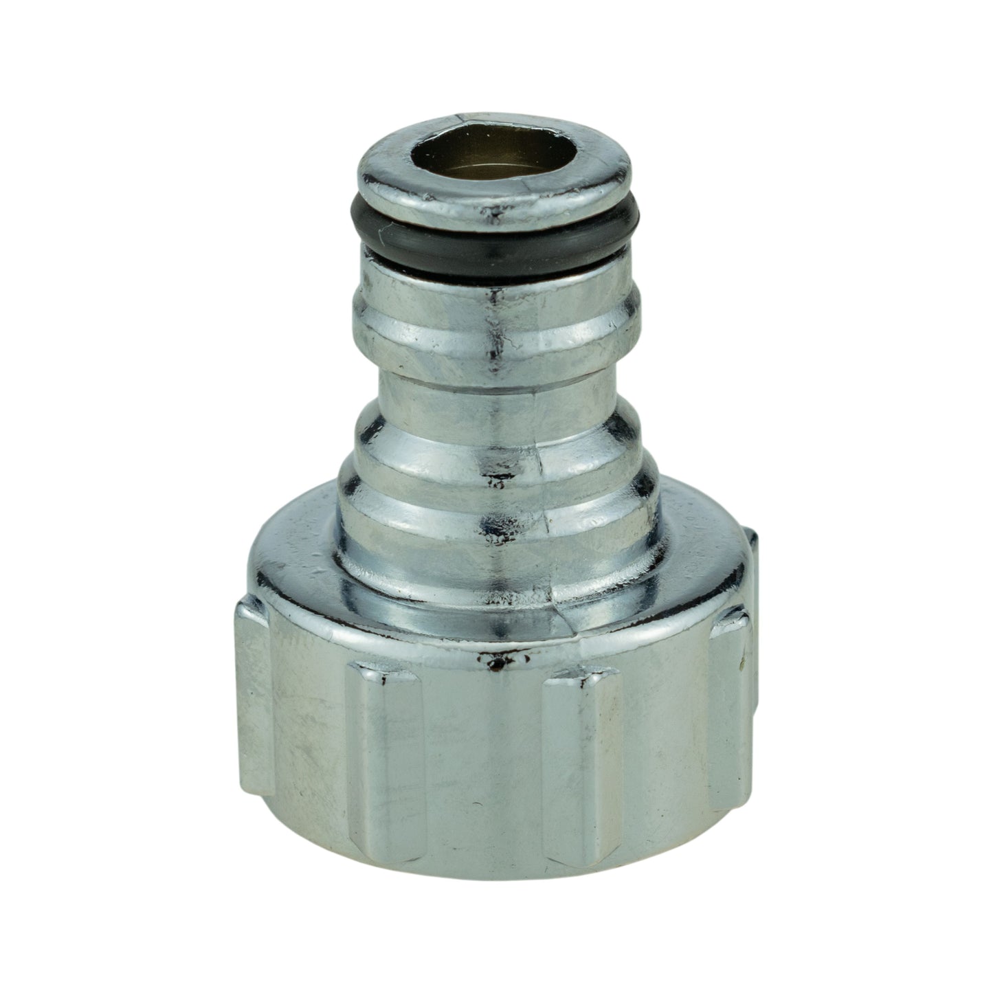 Tap Connector Snap On Male - 3/4in BSPF Metal Chrome for Drip Irrigation Fitting