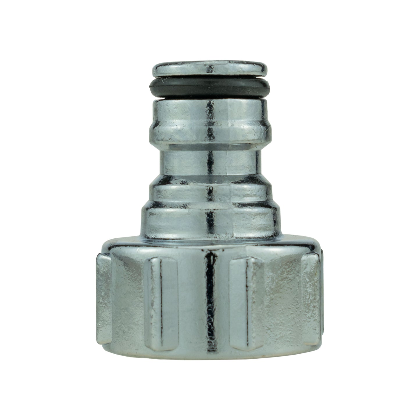 Tap Connector Snap On Male - 3/4in BSPF Metal Chrome for Drip Irrigation Fitting