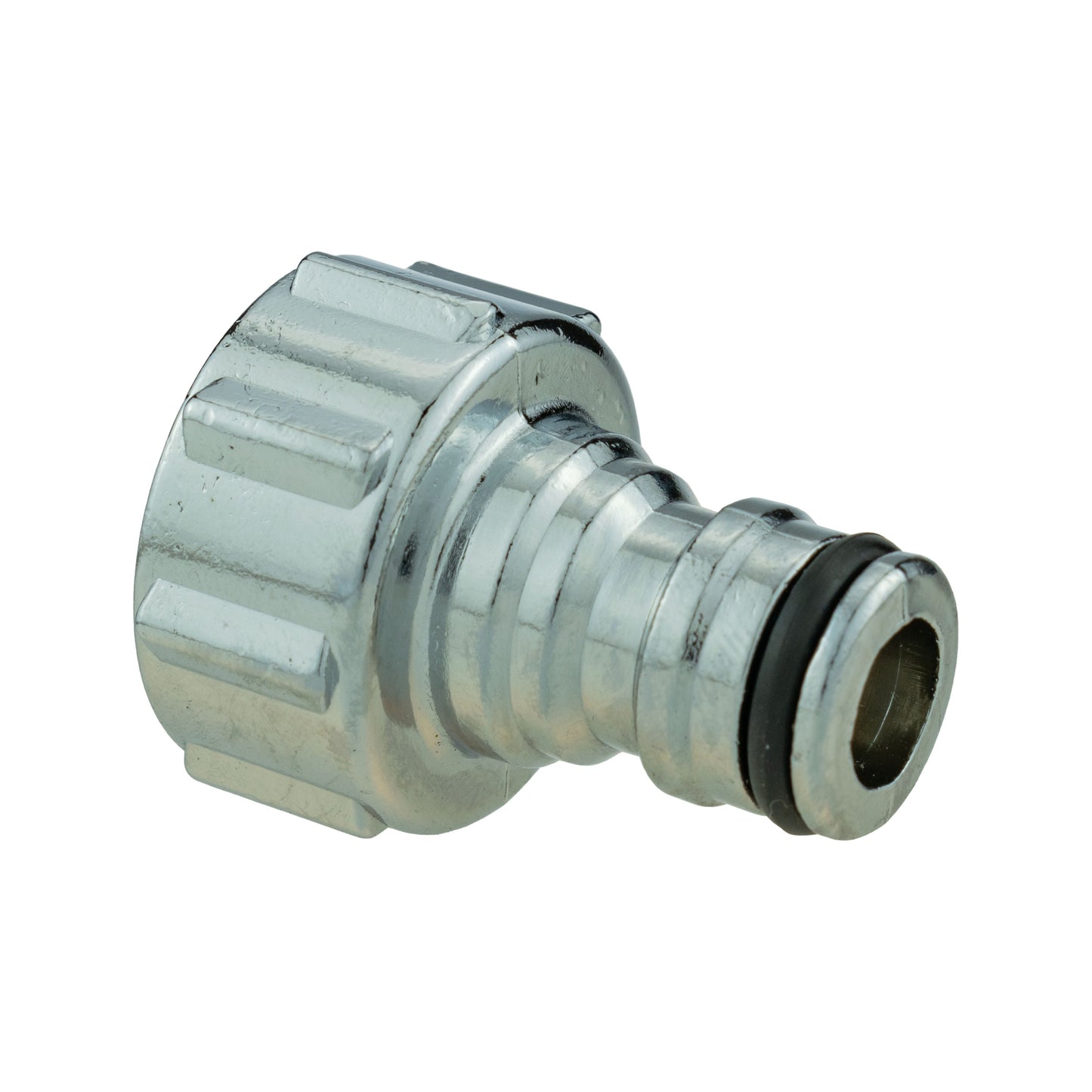 Tap Connector Snap On Male - 3/4in BSPF Metal Chrome for Drip Irrigation Fitting