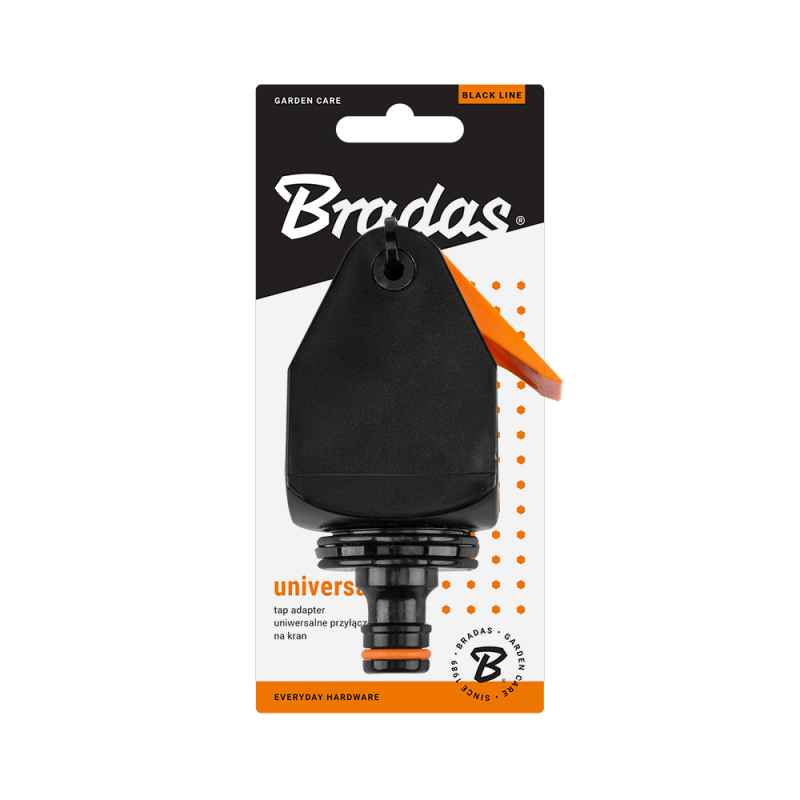 AP Supplies Black/Orange Kitchen Tap Connection Max 40mm