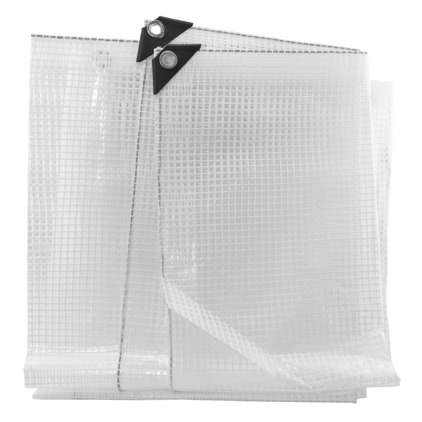 Clear M-Grade Tarpaulin 1m x 1m Waterproof Tarpaulin Cover Outdoor Ground Sheet