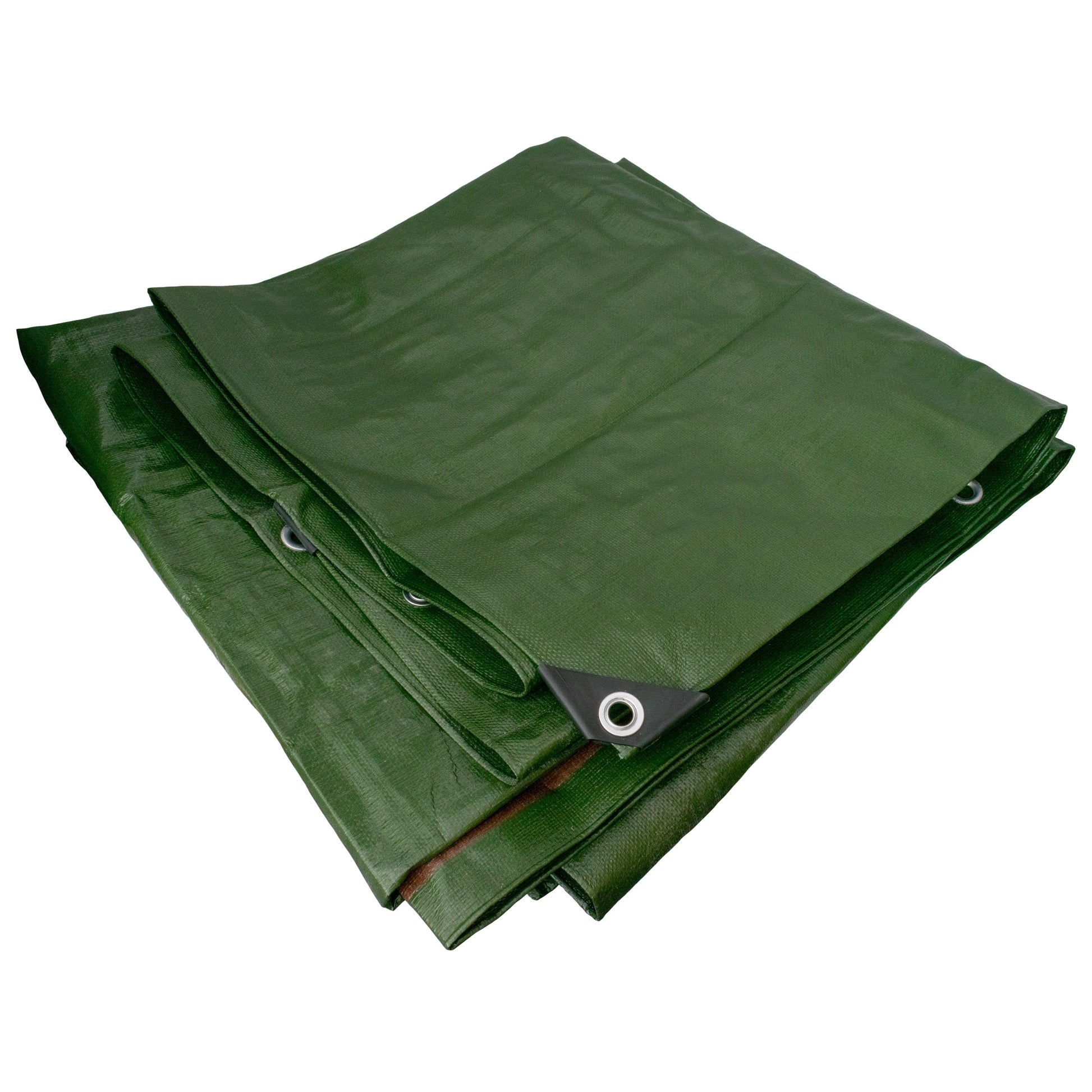 AP Supplies Green/Brown L-Grade Tarpaulin 3m x 3m