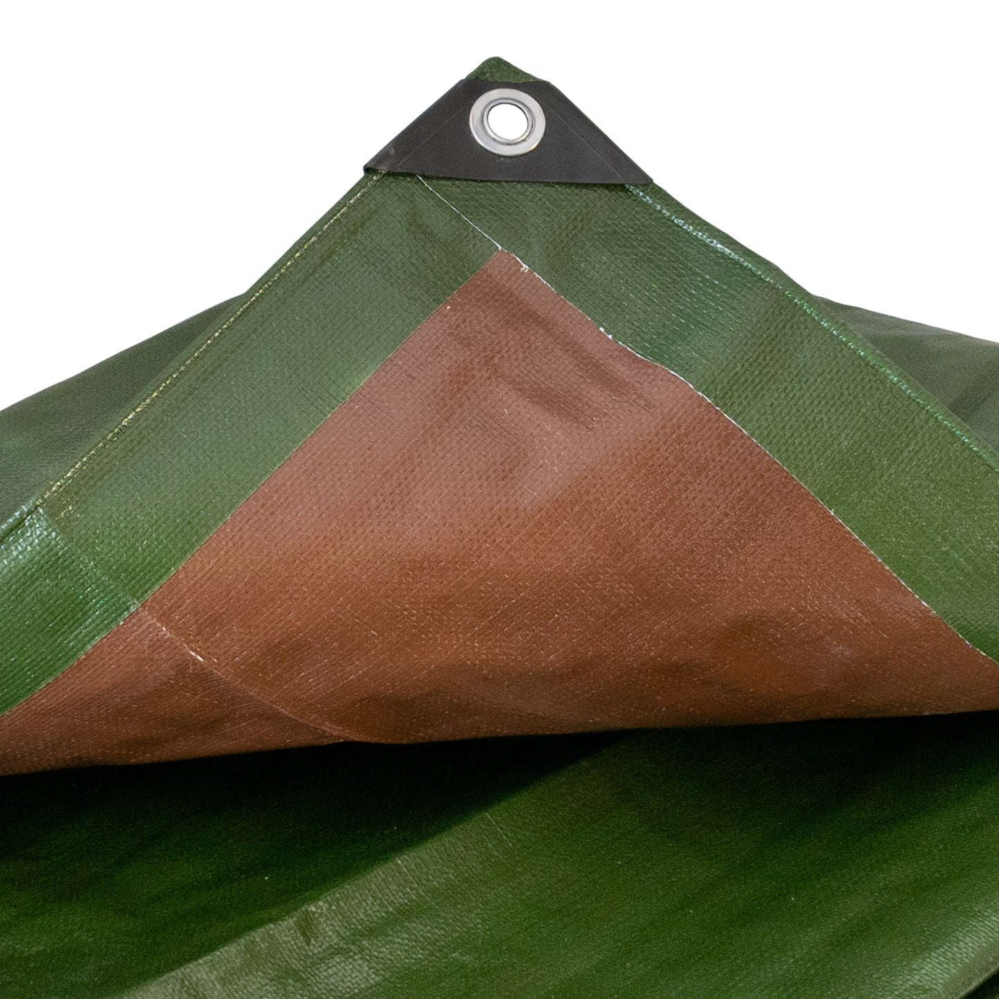 AP Supplies Green/Brown L-Grade Tarpaulin 8m x 12m
