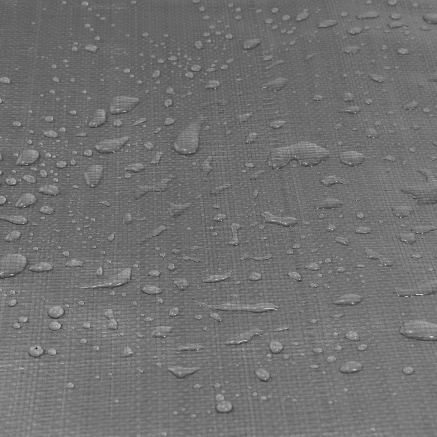 Grey L-Grade Tarpaulin 1.5m x 2m Waterproof Tarpaulin Cover Outdoor Ground Sheet