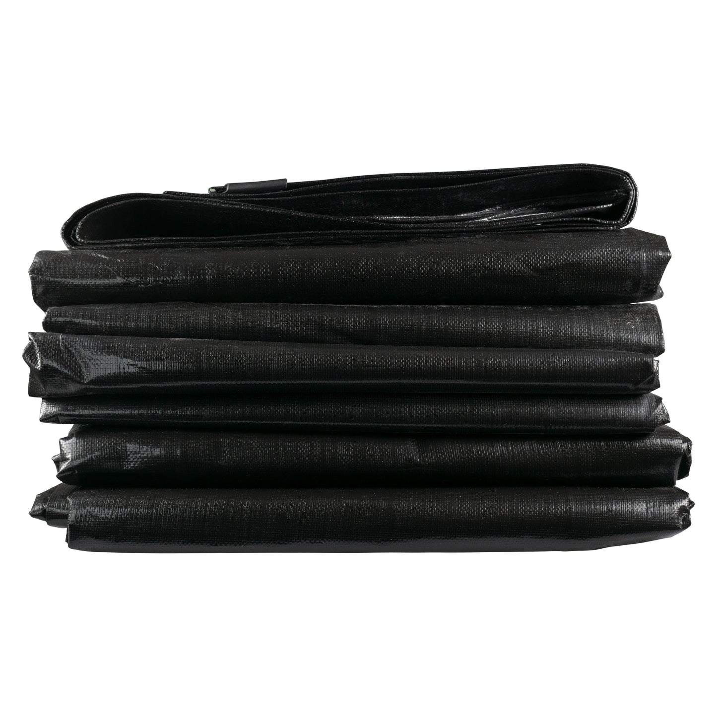 Black Silver L-Grade Tarpaulin 1m x 1m Heavy Duty Outdoor Sheet Waterproof Sheet