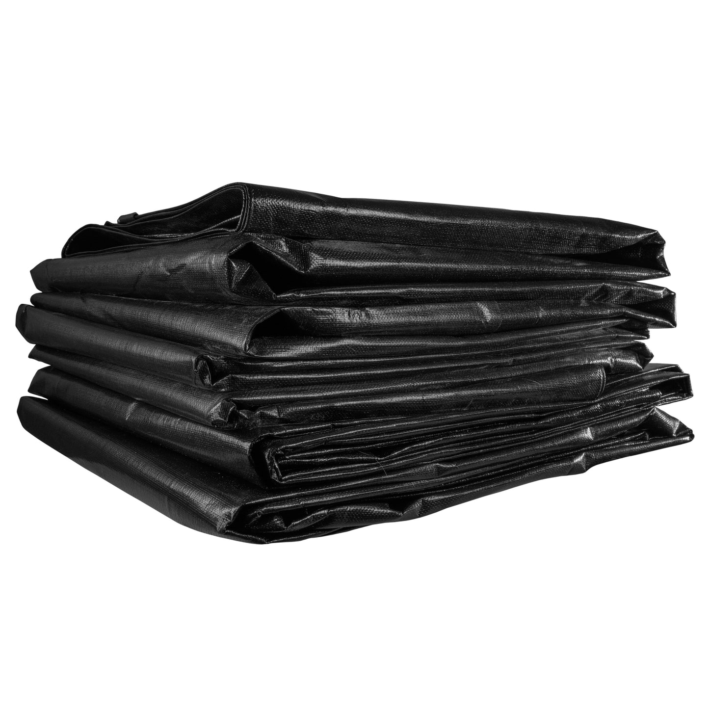 Black Silver L-Grade Tarpaulin 4m x 6m Heavy Duty Outdoor Sheet Waterproof Sheet