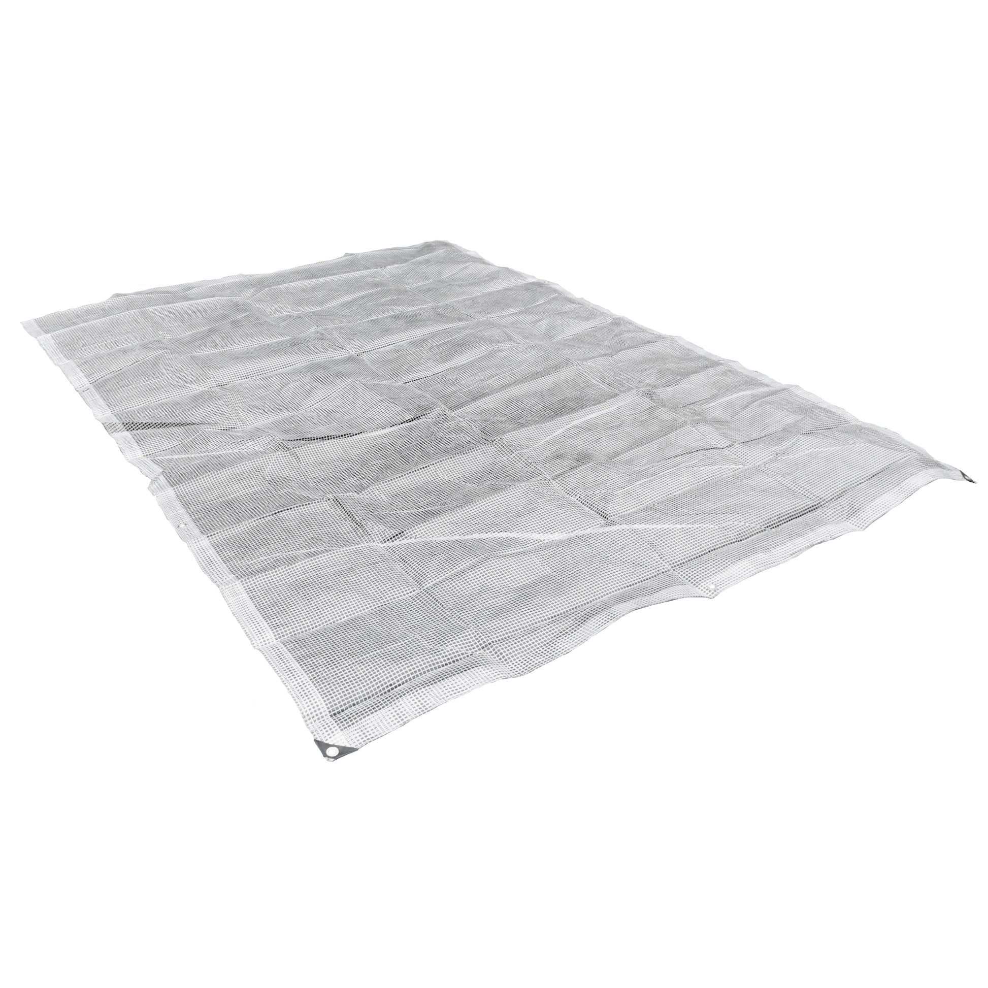 AP Supplies Clear XL-Grade Tarpaulin with 10 x 6" Bungee Balls (Black) - 4m x 4m