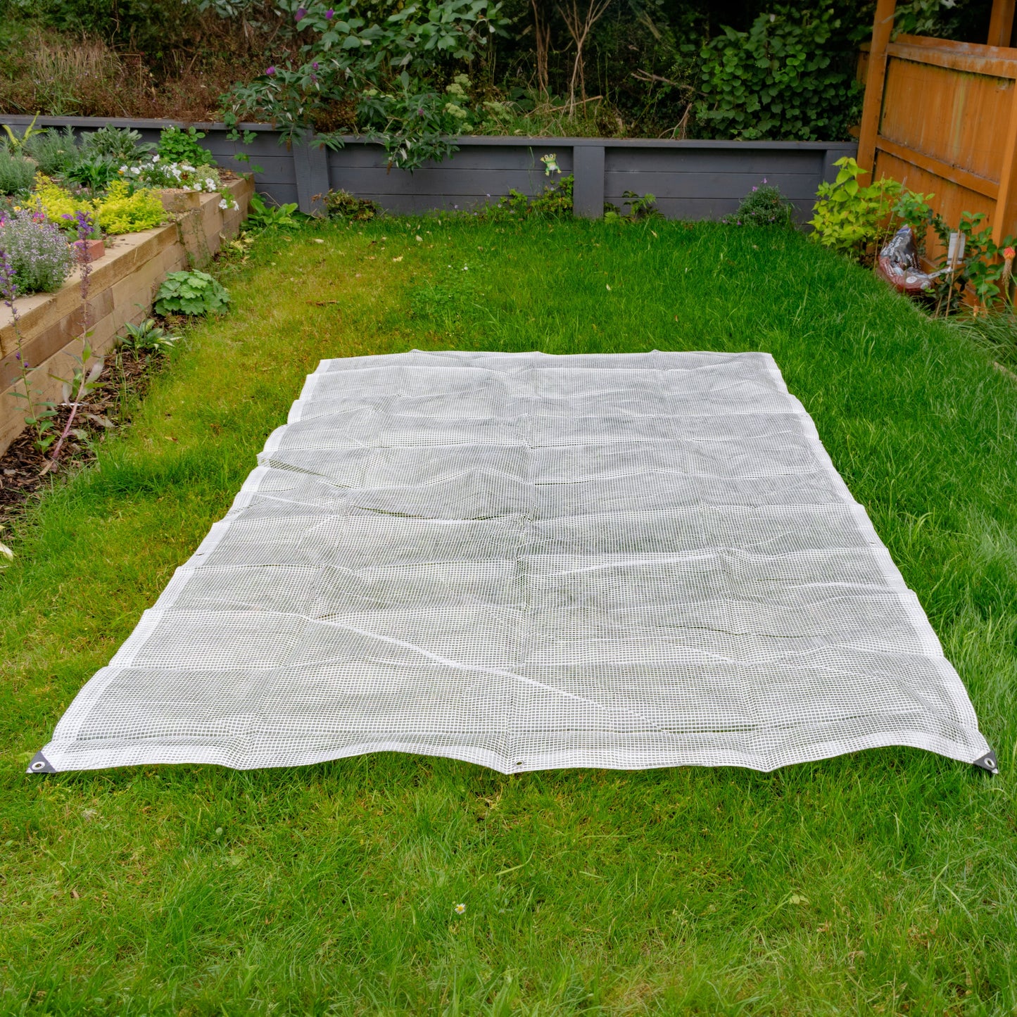 Clear XL-Grade Tarpaulin 5m x 5m Waterproof Tarpaulin Cover Outdoor Ground Sheet