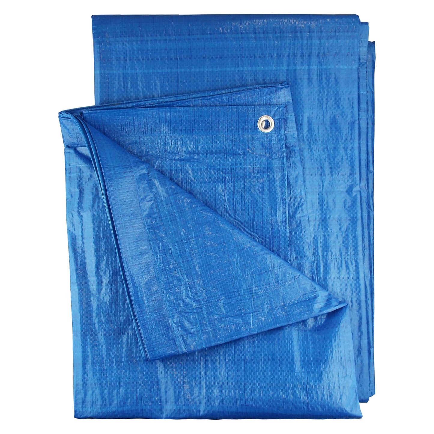 Blue S-Grade Tarpaulin 4m x 8m Waterproof Tarpaulin Cover Outdoor Ground Sheet