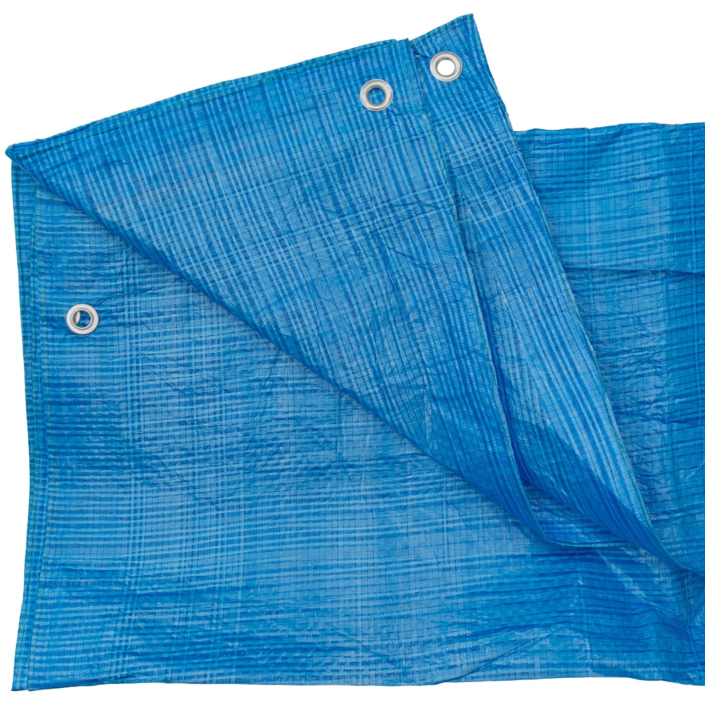 Blue S-Grade Tarpaulin 1m x 1m Waterproof Tarpaulin Cover Outdoor Ground Sheet